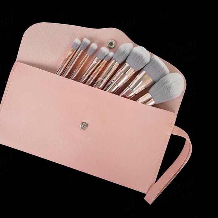 Set De 10 Brochas De Maquillaje X 10