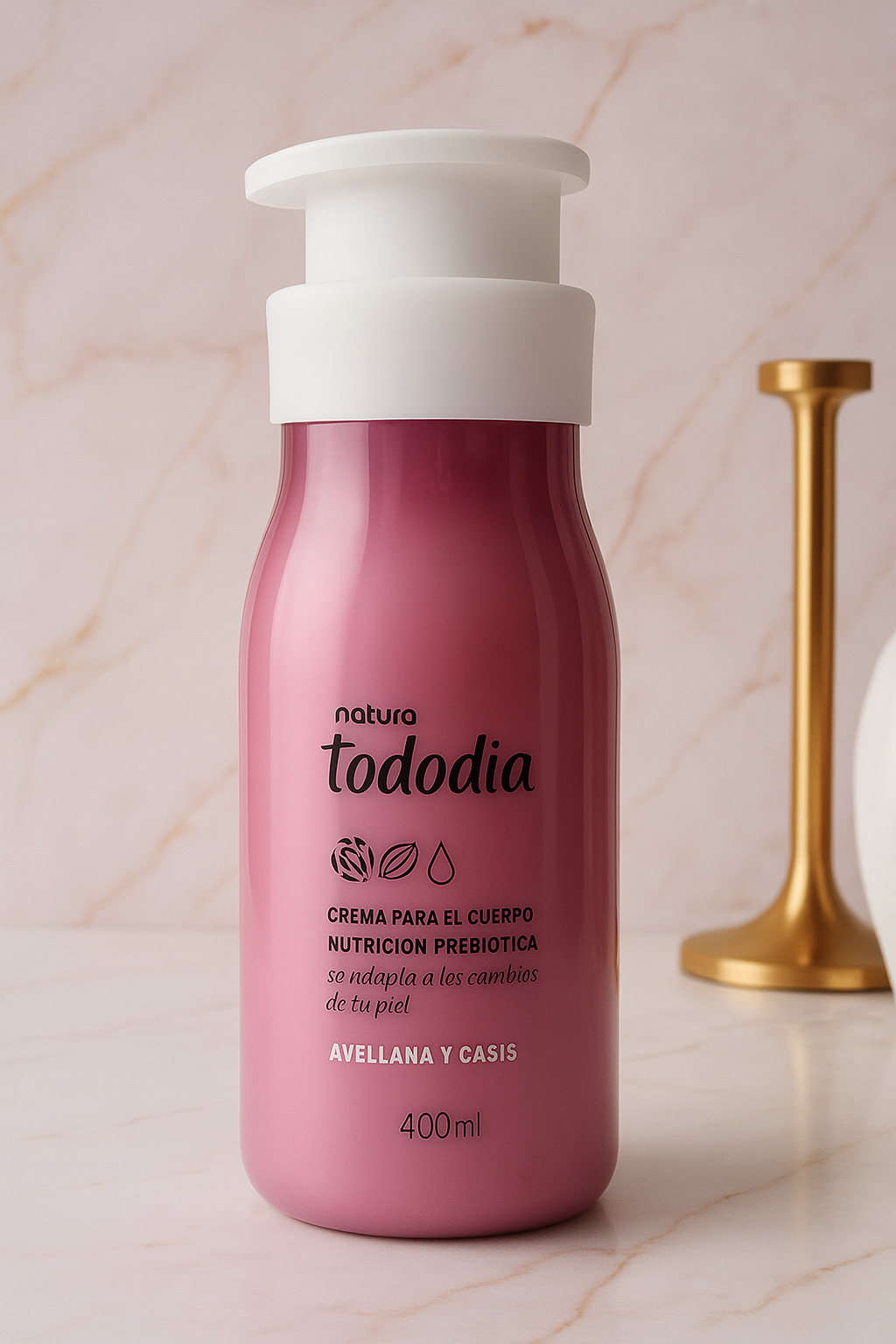 Crema Natura Tododia Avellana y Casis