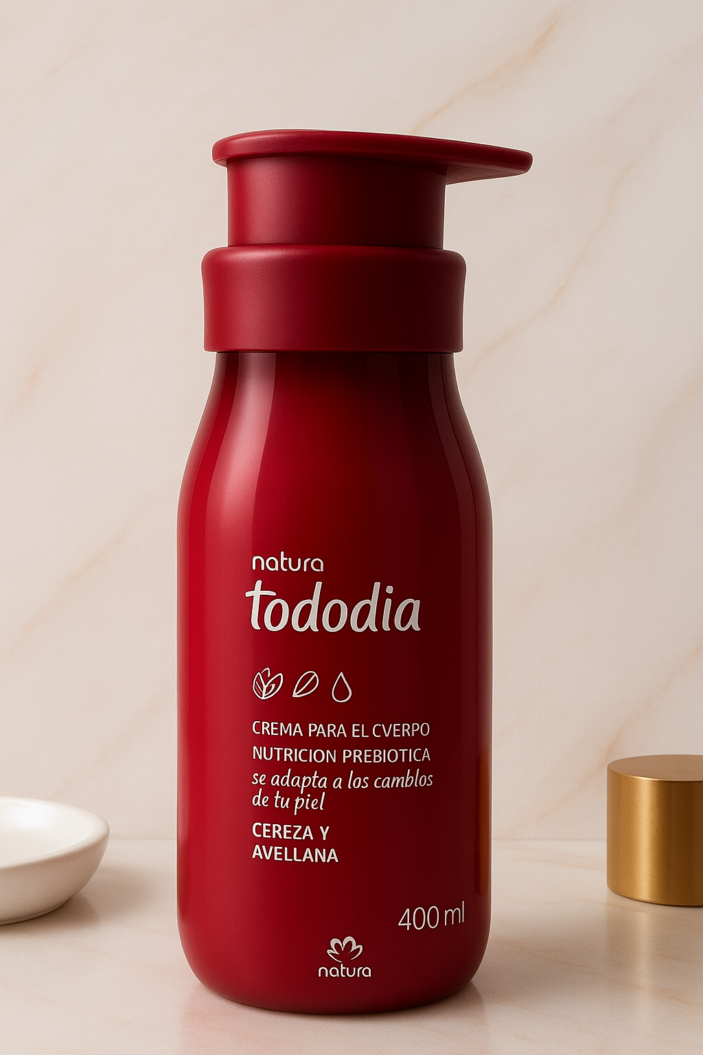 Crema Natura Tododia Cereza y Avellana